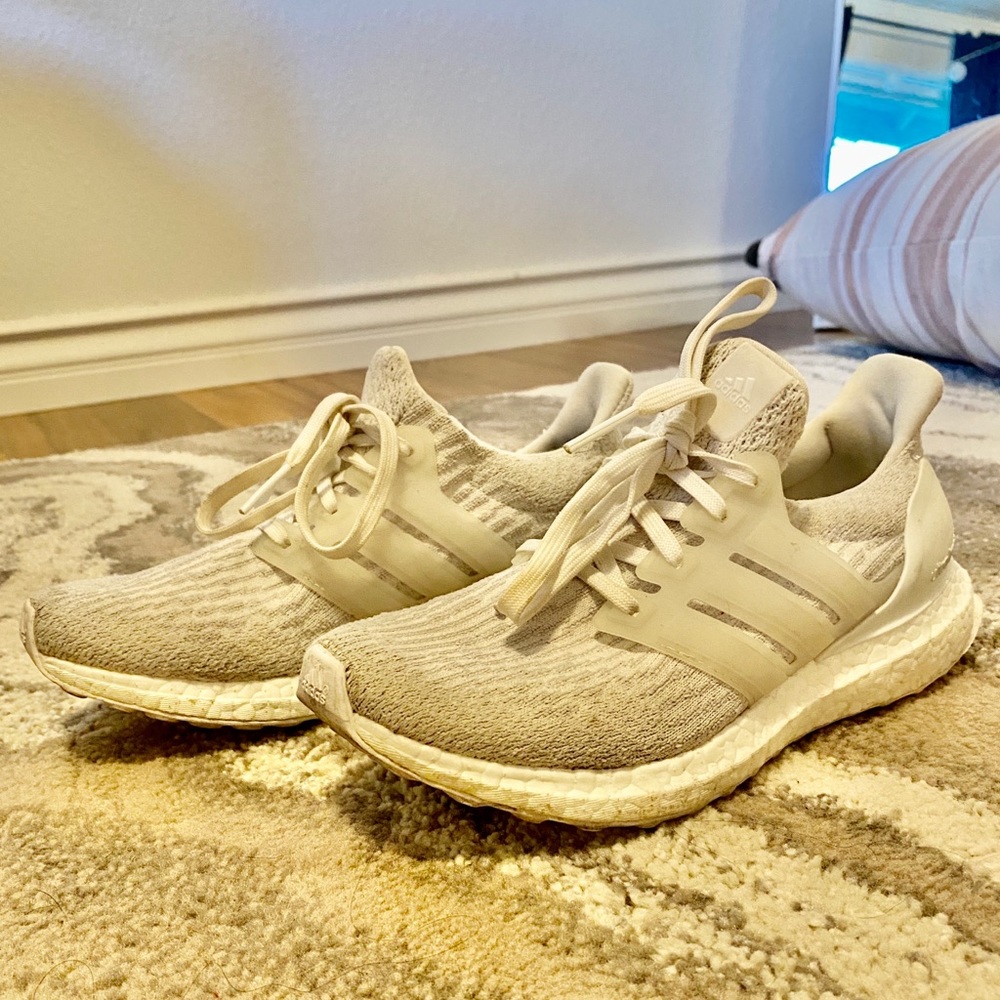 White Women’s Ultra Boosts